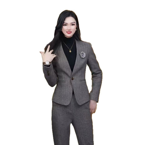 小西裝外套西裝套裝夏女感兩件套收腰商務通勤
