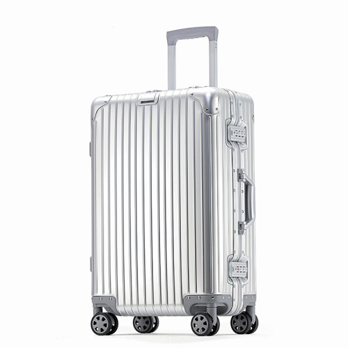 鋁鎂合金拉桿箱萬向輪密碼鎖旅行箱登機箱