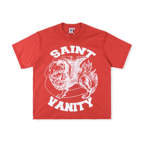 SAINT VANITY ins同款 字母印花休閒短袖T恤