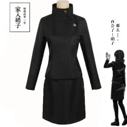 咒術廻戰高專五條悟cos服裝制服全套學生版家入硝子全套黑色