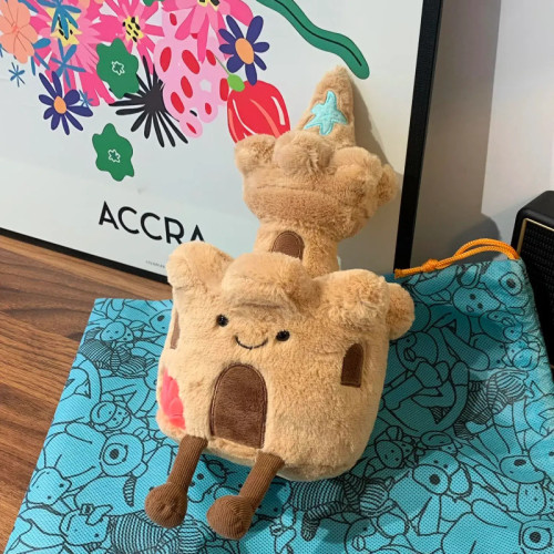 英國Jellycat新品趣味沙堡沙灘城堡陪伴安撫公仔生日禮物玩偶萌物