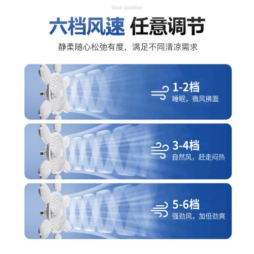 新款風扇燈家用臥室宿舍E27螺口風扇燈遙控調光led風扇燈