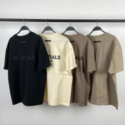 2021SS短袖T恤新款膠印ESSENTIALS街頭寬松T-shritSShirt短袖