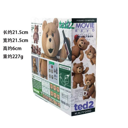 賊好玩山口式泰迪熊 TED2髒話熊賤熊可動人偶公仔盒裝手辦