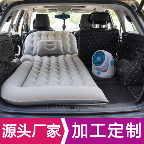 車用充氣床墊SUV汽車後排後備箱pvc可折曡可攜式車上睡覺氣墊通用