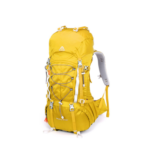 艾王尼龍防潑水全新升級45+5L戶外運動徒步登山旅行露營雙肩後背包