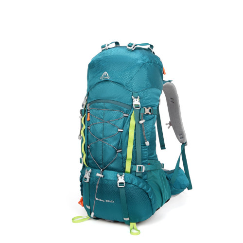 艾王尼龍防潑水全新升級45+5L戶外運動徒步登山旅行露營雙肩後背包