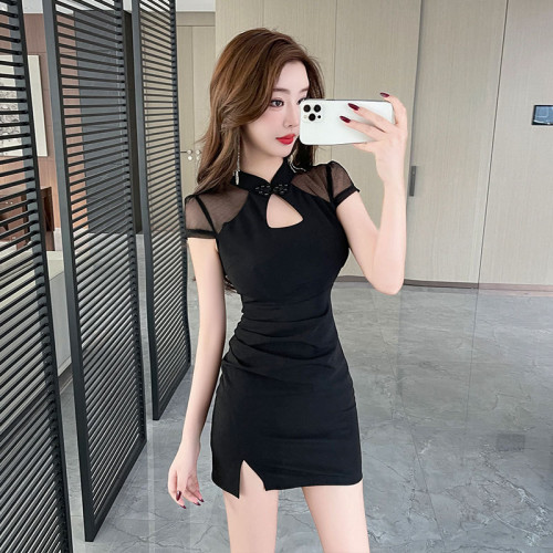新款足浴技師工作服高級足療師按摩工衣服裝養生師氣質3640連衣裙