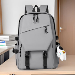 日韓學生書包時尚清新文藝雙肩包大容量簡約休閒後背包男女通用