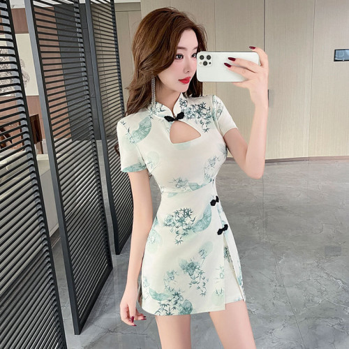 新款足浴技師工作服高級足療師按摩工衣服裝養生師氣質6003連衣裙