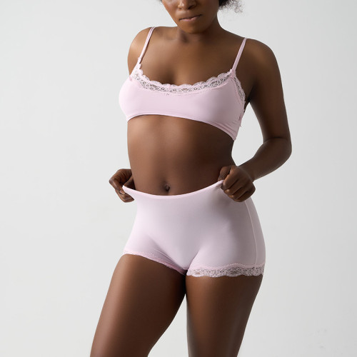 FITS EVERYDODY LACE SET 法式性感蕾絲內衣套裝女薄款聚攏無杯墊