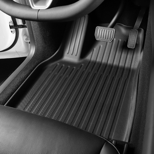 適用於25款特斯拉煥新款Model Y汽車腳墊左右舵全TPE後備箱墊