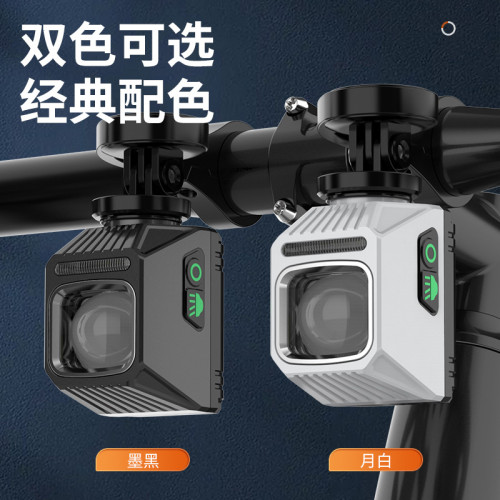 吊裝截止線自行車燈夜騎公路下掛前燈山地車防眩目鋁合金照明燈