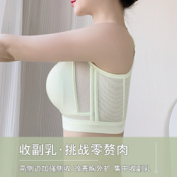 內衣女大胸顯小文胸全罩杯薄款夏季超薄聚攏收副乳防下垂大碼胸罩