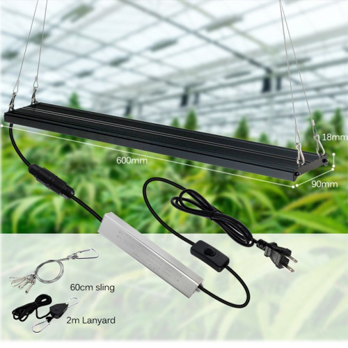 led植物燈量子板長條補光燈全光譜綠植花架多肉蔬菜生長燈80w