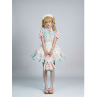 新款 洛麗塔蘿莉連衣裙女傭服軟妹咖啡廳二次元Lolita洋裝女僕裝