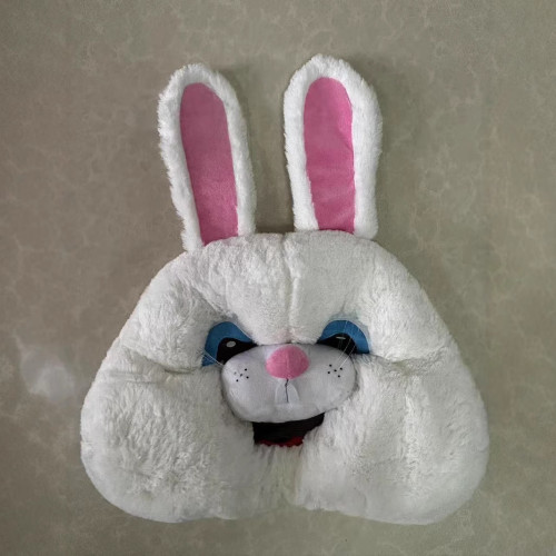 復活節萬聖節裝飾可愛卡通兔子頭Temu角色扮演服bunny