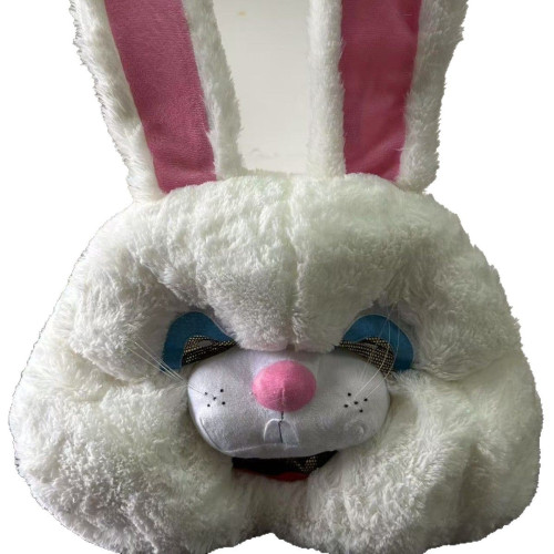 復活節萬聖節裝飾可愛卡通兔子頭Temu角色扮演服bunny