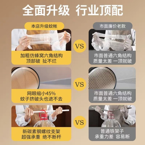 純A色類防摔蚊帳兒童嬰兒防掉床三開門防蚊帳家用臥室遮光防塵帳