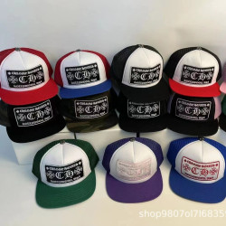 Chrome hearts 美式潮牌新款情侶夏季trucker cap 遮陽帽