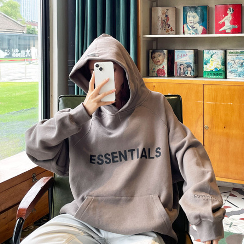 FOG復線ESSENTIALS復線胸前字母連帽衛衣男高街寬松外套套頭帽衫
