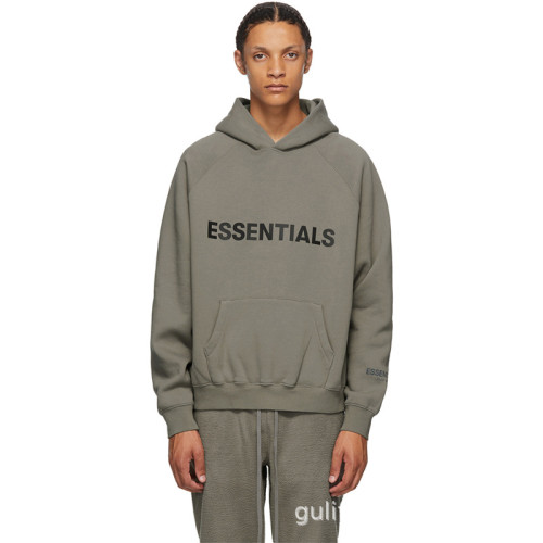 FOG復線ESSENTIALS復線胸前字母連帽衛衣男高街寬松外套套頭帽衫