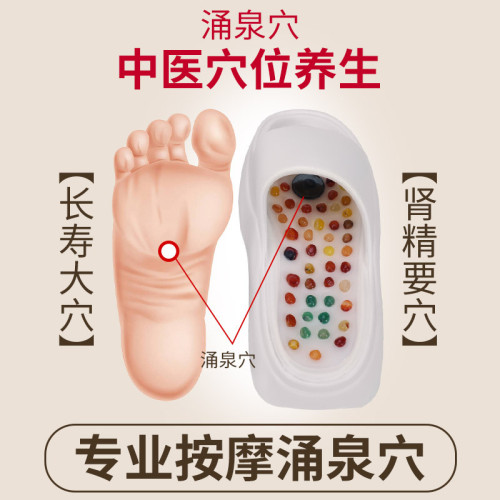 按摩拖鞋厚底高跟涼鞋2025新款夏季外穿沙灘腳足底按摩舒爽拖鞋女