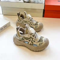 男童鞋子2026春夏新款女童防滑休閒鞋中大童旋轉釦兒童運動涼鞋潮