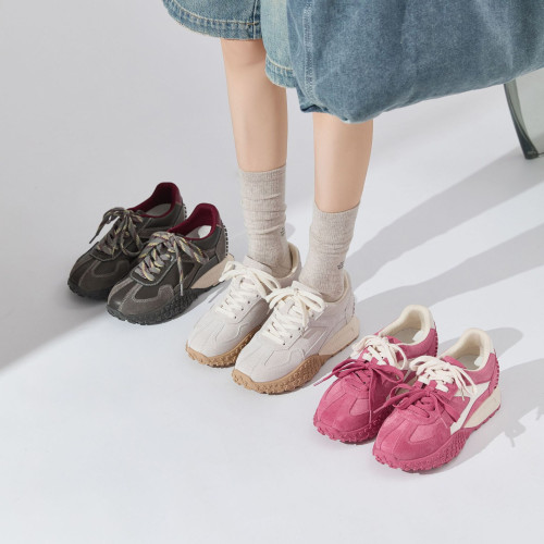 5181厚底德訓鞋女款隱形內增高7CM阿甘鞋小個子百搭休閒運動鞋子