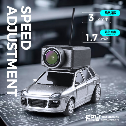 偉力6401全比例1:64遙控車保時捷拍照自穩後驅小車迷你RC車模FPV