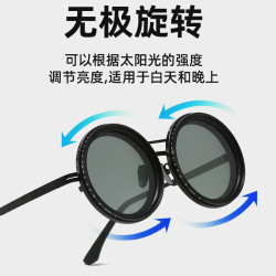 新款純手工ND2-4009檔可調減光鏡墨鏡可調節偏光眼鏡太陽眼鏡