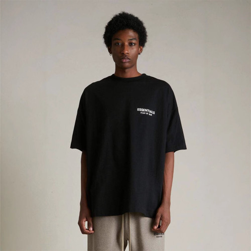 25SS 24FW 短袖T恤 燙花ESSENTIALS潮牌T恤SShirt