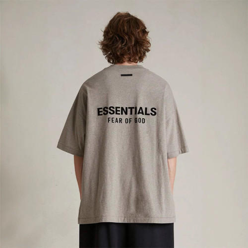 25SS 24FW 短袖T恤 燙花ESSENTIALS潮牌T恤SShirt