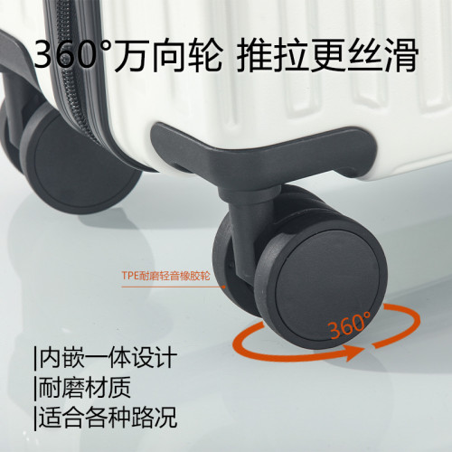18寸短期出行密碼箱男女可用萬向靜音新款可登機行李箱耐用
