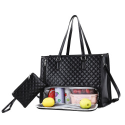 新品Teilige Lunch-Tragetasche 女士保溫午餐盒女斜背電腦包