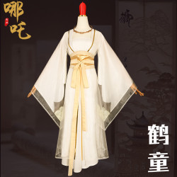 鶴童cos服熱門動漫角色二次元扮演萬聖節服裝哪吒cosplay服國風