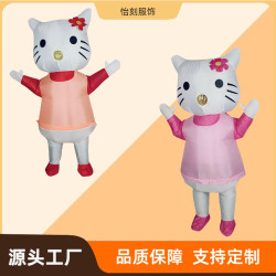 COS跨境新款萬聖節搞怪角色扮演表演卡通人偶表演道具貓咪充氣服