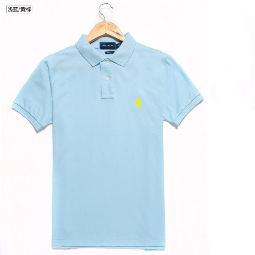 小馬標男式翻領刺綉純色純棉大碼寬松短袖t恤經典爆款POLO衫