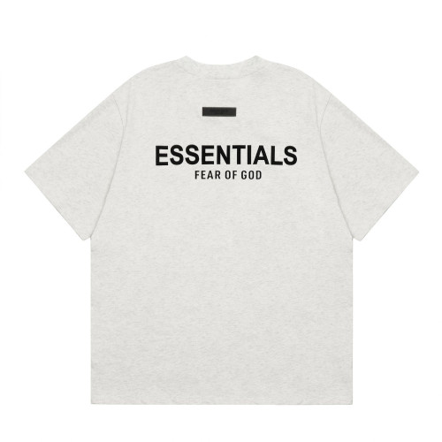 Essentials品質T恤男女嘻哈半袖潮牌高街FOG美式植絨字母短袖