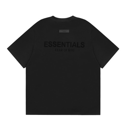 Essentials品質T恤男女嘻哈半袖潮牌高街FOG美式植絨字母短袖