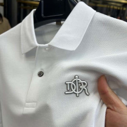 男裝Polo衫短袖高級感男士百搭休閒新款時尚潮流翻領t恤半袖上衣