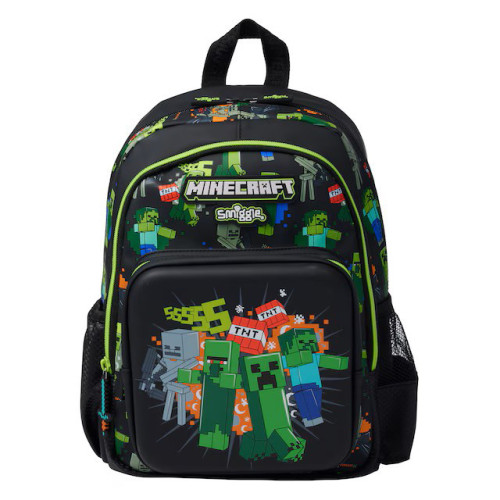 澳洲smiggle書包中小學生Minecraft我的世界卡通水杯餐包雙肩包