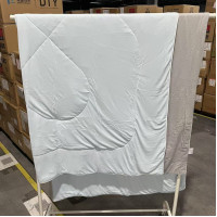 新款 夏季涼感被 素色雙面超柔冰絲冷感被 絎縫一體蓋被