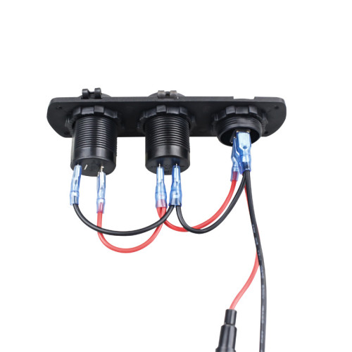 車用改裝面板車用充電器  快充QCPD帶電壓車充