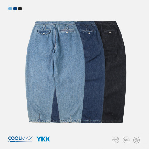 TRS男裝丨25SS日系復古微錐5302版型COOLMAX涼感透氣牛仔長褲男