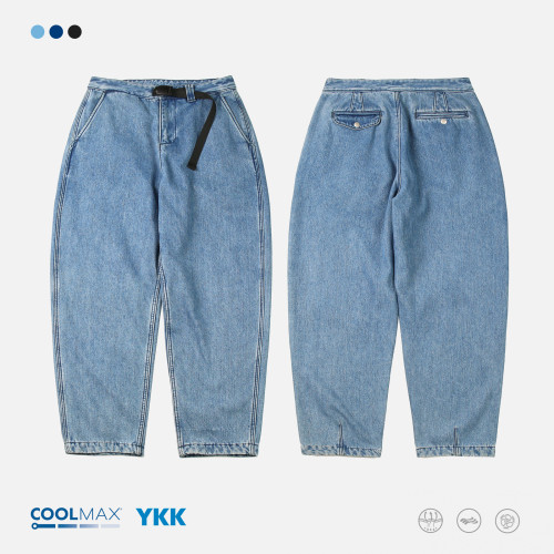 TRS男裝丨25SS日系復古微錐5302版型COOLMAX涼感透氣牛仔長褲男
