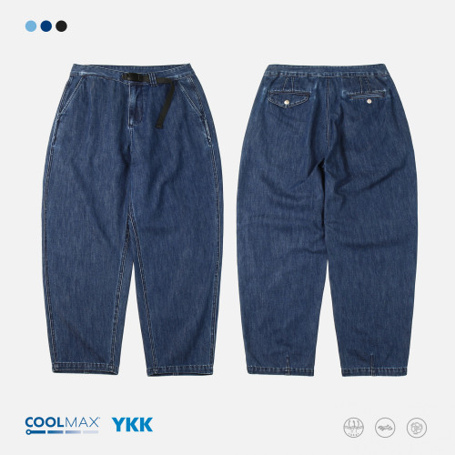 TRS男裝丨25SS日系復古微錐5302版型COOLMAX涼感透氣牛仔長褲男
