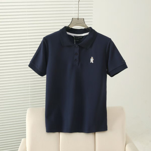 2025夏季新款學院風休閒polo翻領刺綉套頭短袖T恤女TTHW252401E