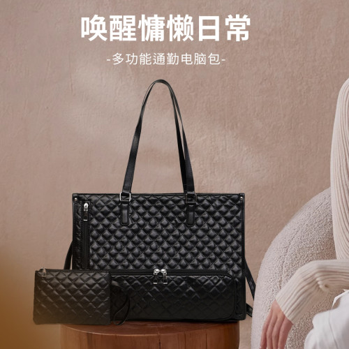 新品2合1手提包午餐包組合包大手提包保溫午餐盒女斜背電腦包