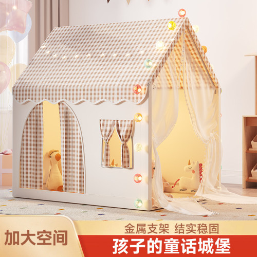 新款兒童帳篷室內公主城堡小房子男女孩遊戯屋寶寶床上玩具屋家用